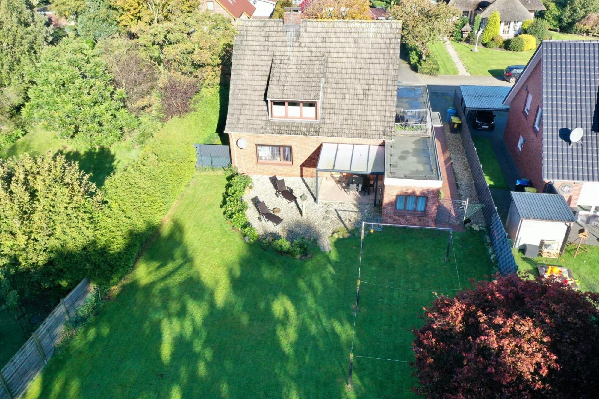 Ferienwohnung Im Erdgeschoss Mit Eingezaeunten Garten Und Terrasse アウリッヒ エクステリア 写真
