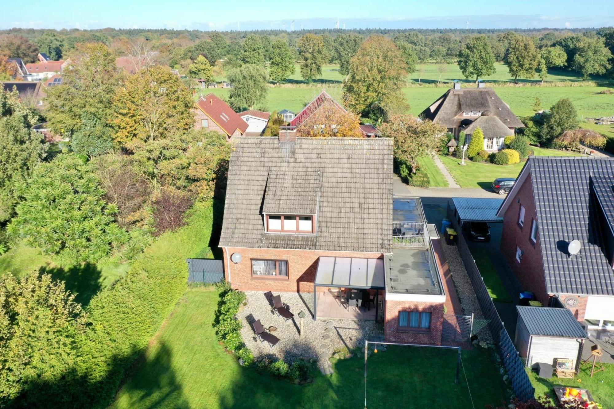 Ferienwohnung Im Erdgeschoss Mit Eingezaeunten Garten Und Terrasse アウリッヒ エクステリア 写真